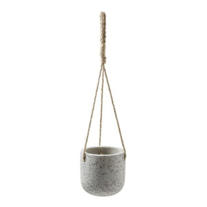 Doniczka wisząca GoodHome 12 cm efekt cementu