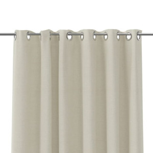 Zasłona GoodHome Linen 140 x 260 cm brzozowa