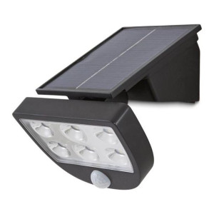 Kinkiet solarny GoodHome Summerside z czujnikiem ruchu czarny