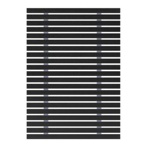 Mata bambusowa GoodHome Caledon 50 x 70 cm czarna