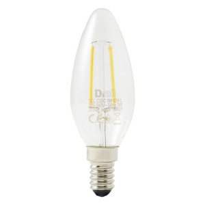 Żarówka LED Diall Filament C35 E14 250 lm 2700 K