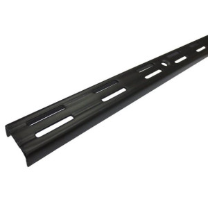 Listwa podwójna Form Twinny 50 cm czarny mat