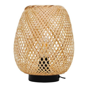 Lampa stołowa GoodHome Kasungu 1-punktowa E27 natural / biała