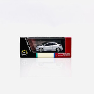 2007 Honda Civic Type-R FN2 Euro Alabaster Silver Metallic LHD Para 64 1:64
