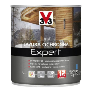 Lazura ochronna V33 Expert szary 0,75 l
