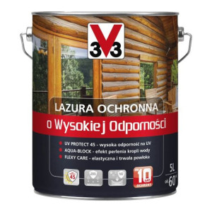 Lazura ochronna o wysokiej odporności V33 palisander 5 l