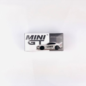 LB WORKS Toyota GR Supra White LHD Mini GT 1:64