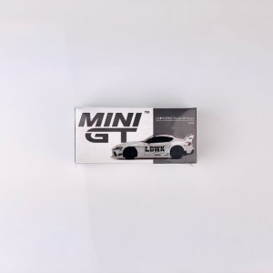 LB WORKS Toyota GR Supra White RHD Mini GT 1:64