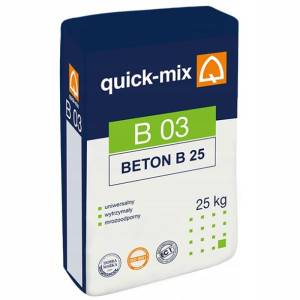 Quick-Mix B03 Beton jastrych betonowy B25 25KG