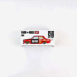 KAIDO HOUSE Datsun 510 Pro Street SK510 Orange Mini GT 1:64