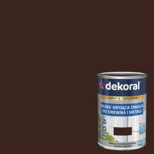 Dekoral Emakol Strong Emalia Brązowy Ciemny 0,2L