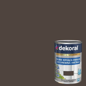 Dekoral Emakol Strong Emalia Brązowy Połysk 5L