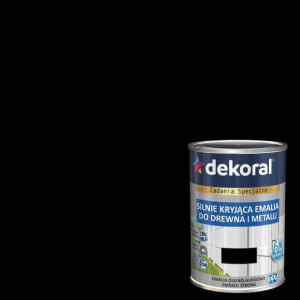 Dekoral Emakol Strong Emalia Czarny Połysk 5L