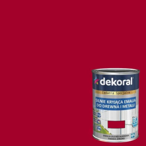 Dekoral Emakol Strong Emalia Czerwony Karminowy 5L