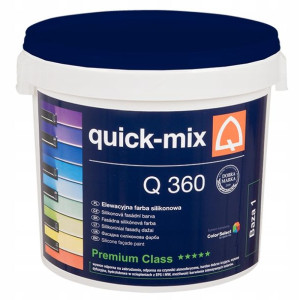 Quick-Mix Q360 Farba silikonowa na elewacje 15L