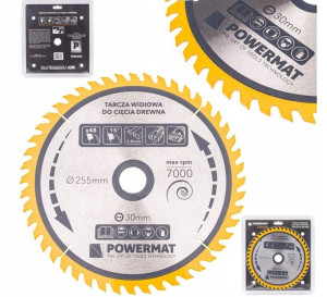 Tarcza Widiowa Do Drewna Piły Piła 255 X 30 Mm 48z