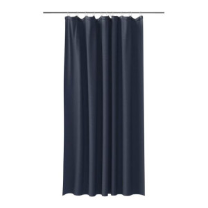 Zasłonka prysznicowa GoodHome Koros 180 x 200 cm granatowa