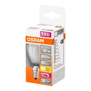 Żarówka LED P40 E14 5 W 470 lm mleczna barwa ciepła DIM