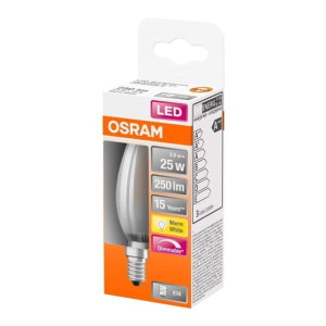 Żarówka LED E14 2,8 W 250 lm mleczna barwa ciepła DIM