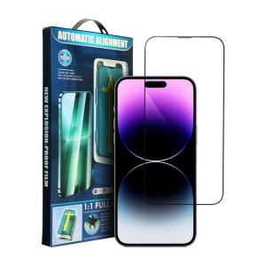 5D Full Glue szkło hartowane do iPhone Xs Max/11 Pro Max czarny + aplikator