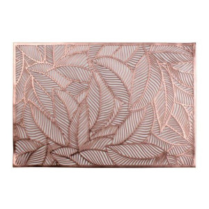 Podkładka na stół Blatt 45 x 30 cm miedziana
