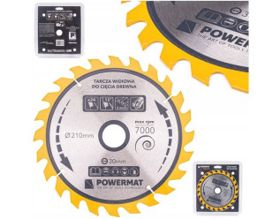 Tarcza Widiowa Do Drewna Piły Piła 210 X 30 Mm 24z