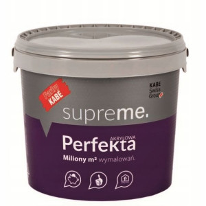 Kabe Perfekta Biała farba akrylowa do ścian 5L
