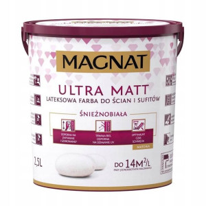 Magnat Ultra Matt Farba lateksowa biała 2,5L