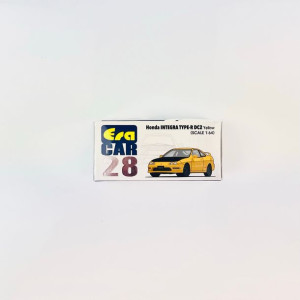 Honda Integra Type-R DC2 Yellow Era Car 1:64