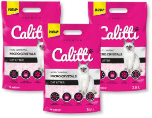 Calitti® MICRO CRYSTALS żwirek silikonowy 3 x 3,8L (11,4L)
