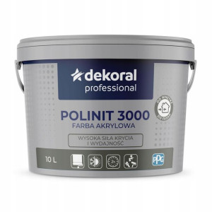 Dekoral Professional - Polinit 3000 Biały 10L