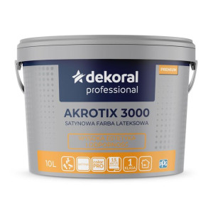 Dekoral Professional Akrotix 3000 Satyna 10L