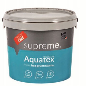 Kabe Aquatex Farba krzemianowa Biała 10L