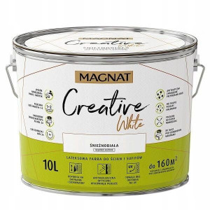 Magnat Creative White Farba lateksowa Biała 10L