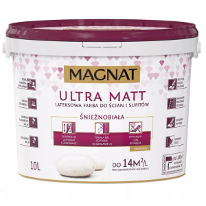Magnat Ultra Matt Farba lateksowa biała 10L