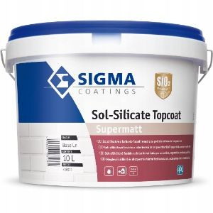 Sigma Sol-Silicate Topcoat Farba Fasadowa 10L Biel