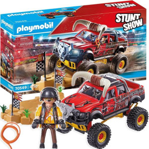 Playmobil Stunt Show Bull Monster Truck Rogacz Klocki Zestaw 70549