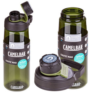 Butelka na wodę 750ml Camelbak Chute Mag 750 Olive Zielony Bidon sportowy z
