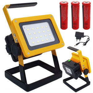 Halogen Przenośny Lampa Led Akumulatorowy 30w