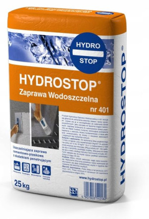 Hydrostop 401 Zaprawa wodoszczelna 25KG