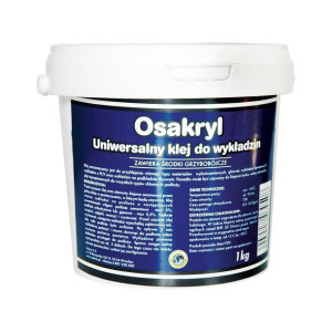 Uniwersalny klej do wykładzin grzybobójczy 1 kg OSAKRYL