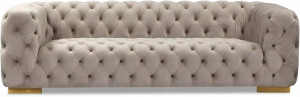 Sofa 3 Osobowa Chester Szary 242x97 -signal