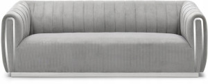 Sofa Santorini 3 Sztruks Szary /srebrny -signal