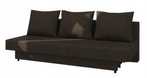 Kanapa Sofa Amaza Rozkładana Brązowy- Eltap