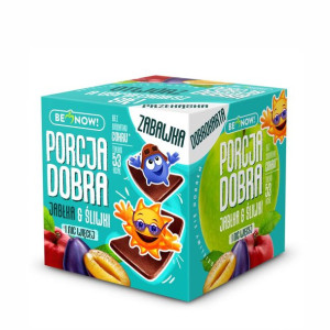 Kostka jabłkowo-śliwkowa z niespodzianką 32-62g Porcja Dobra
