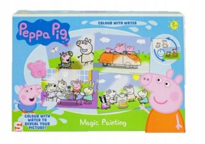 Świnka Peppa Magiczne Malowanie Wodą Kolorowanka