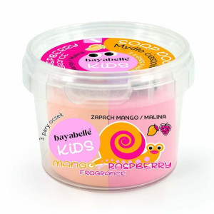 BAYABELLE KIDS - Ciastolina DUO Mango / Malina 100 g z niespodzianką