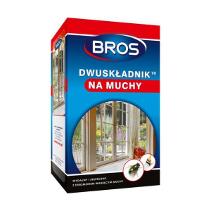 Środek na muchy dwuskładnikowy 60 g + 60 ml BROS