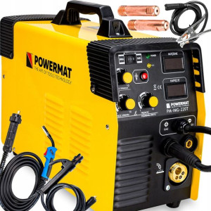Spawarka Migomat Mig Mag Tig 220a Inwerterowy 3w1