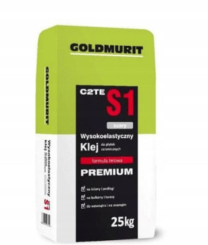 Goldmurit Wysoko elastyczny klej do płytek 25KG